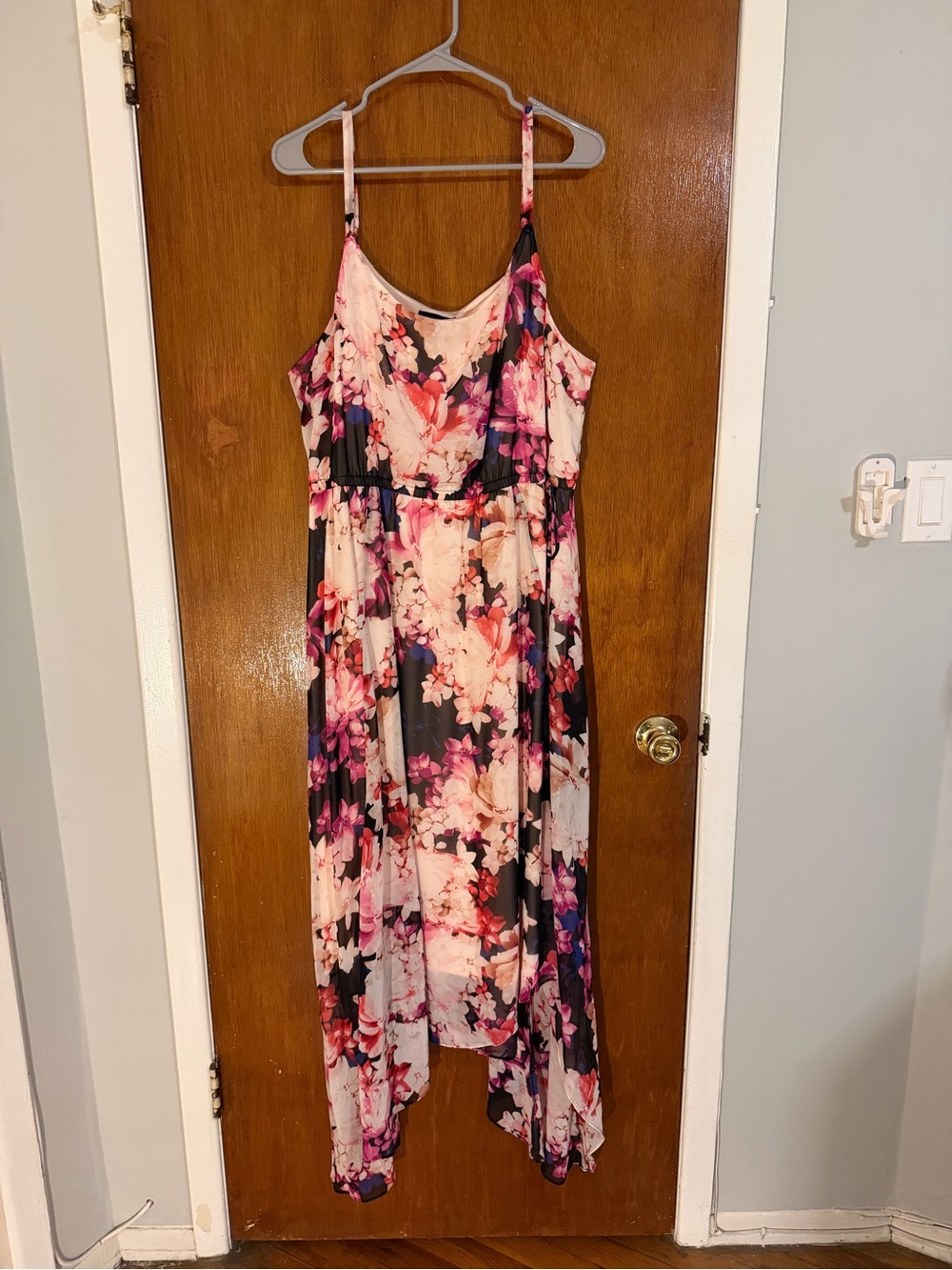 Lane Bryant Blush Floral Print Dress